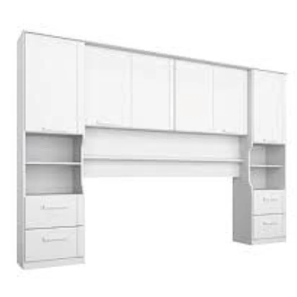 BOXED GRADE 1 PRAGUE NEW WHITE OVERBED UNIT (4 BOXES) RRP £449