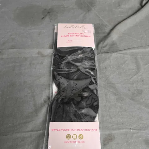 LULLABELLZ 1PCE CURLY 16" HAIR EXTENSION IN DARK BROWN