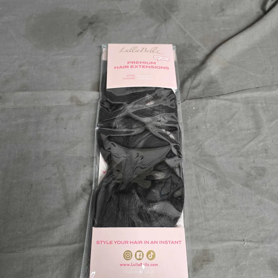 LULLABELLZ 1PCE CURLY 16" HAIR EXTENSION IN DARK BROWN