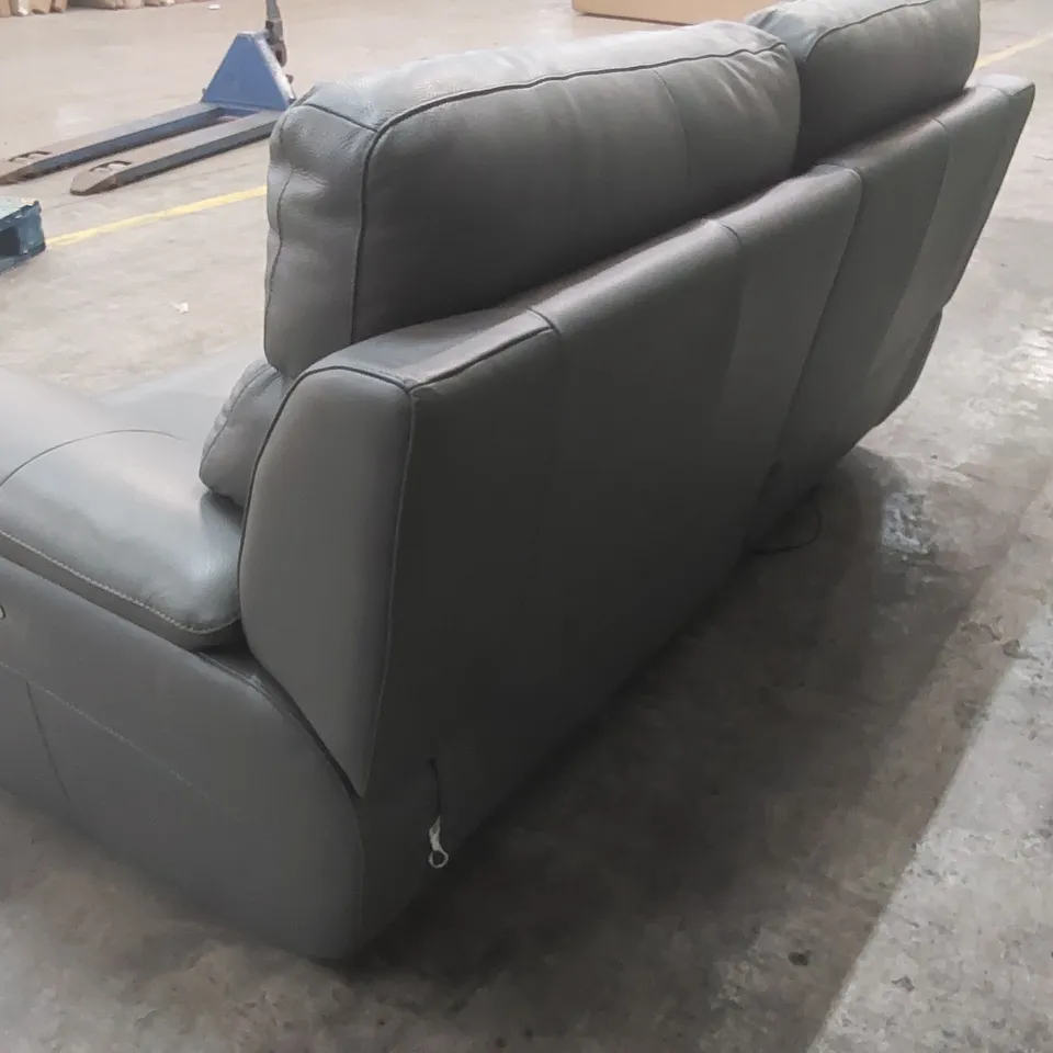 QUALITY DESIGNER ITALIAN MADE PATRIZIO 3 SEATER ELECTRIC RECLINER LEATHER SOFA 