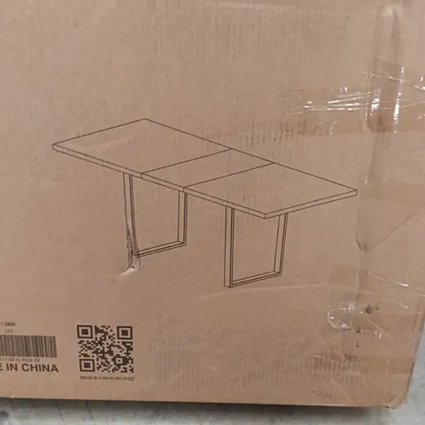 BOXED DINING TABLE - BLACK (1 BOX)