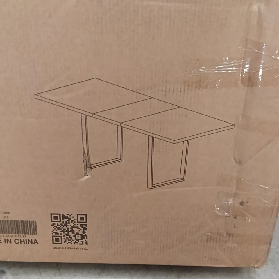 BOXED DINING TABLE - BLACK (1 BOX)