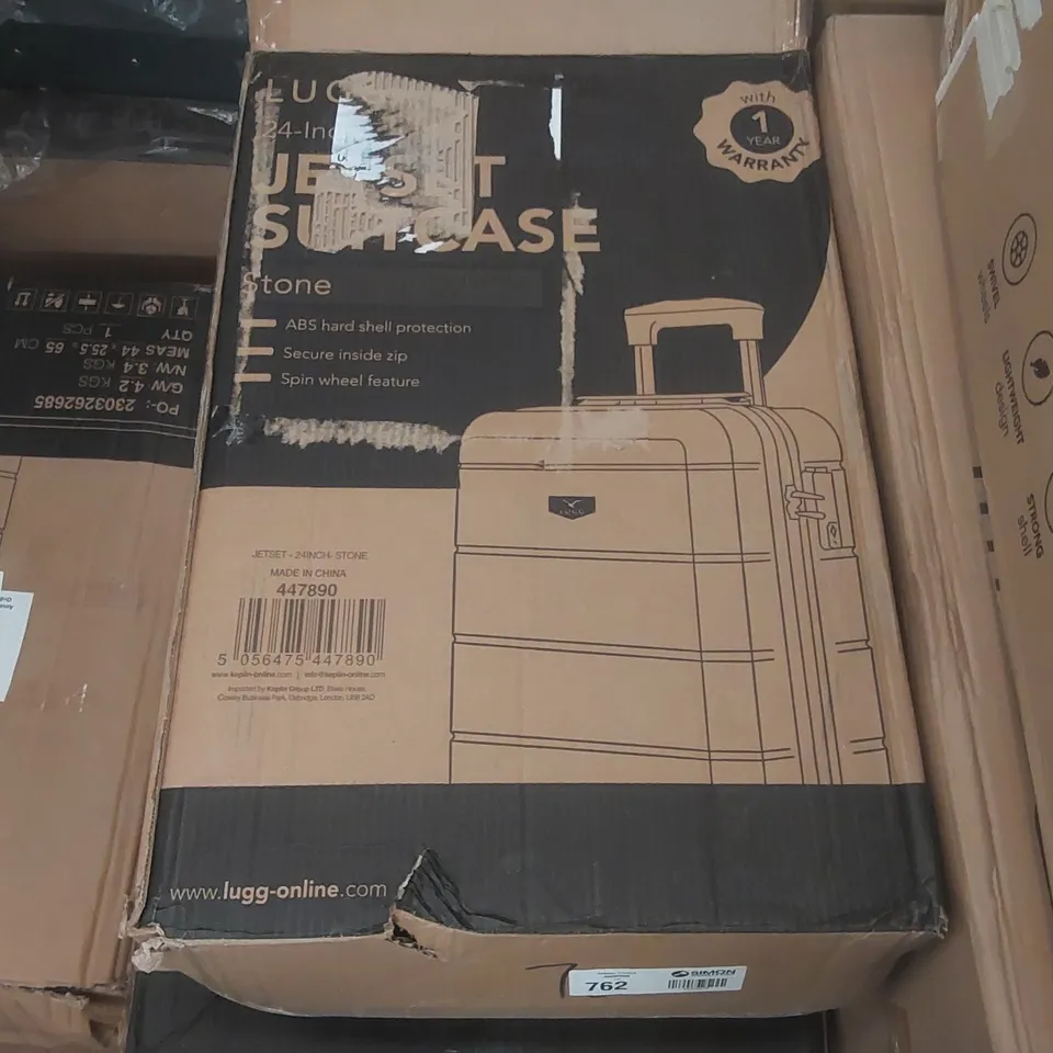 BOXED LUGG TRAVEL SUITCASE