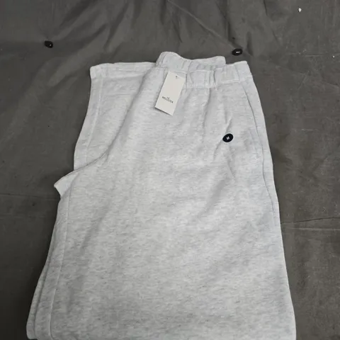 WOMENS HOLLISTER WIDE LEG FLEECE TROUSERS - SIZE M
