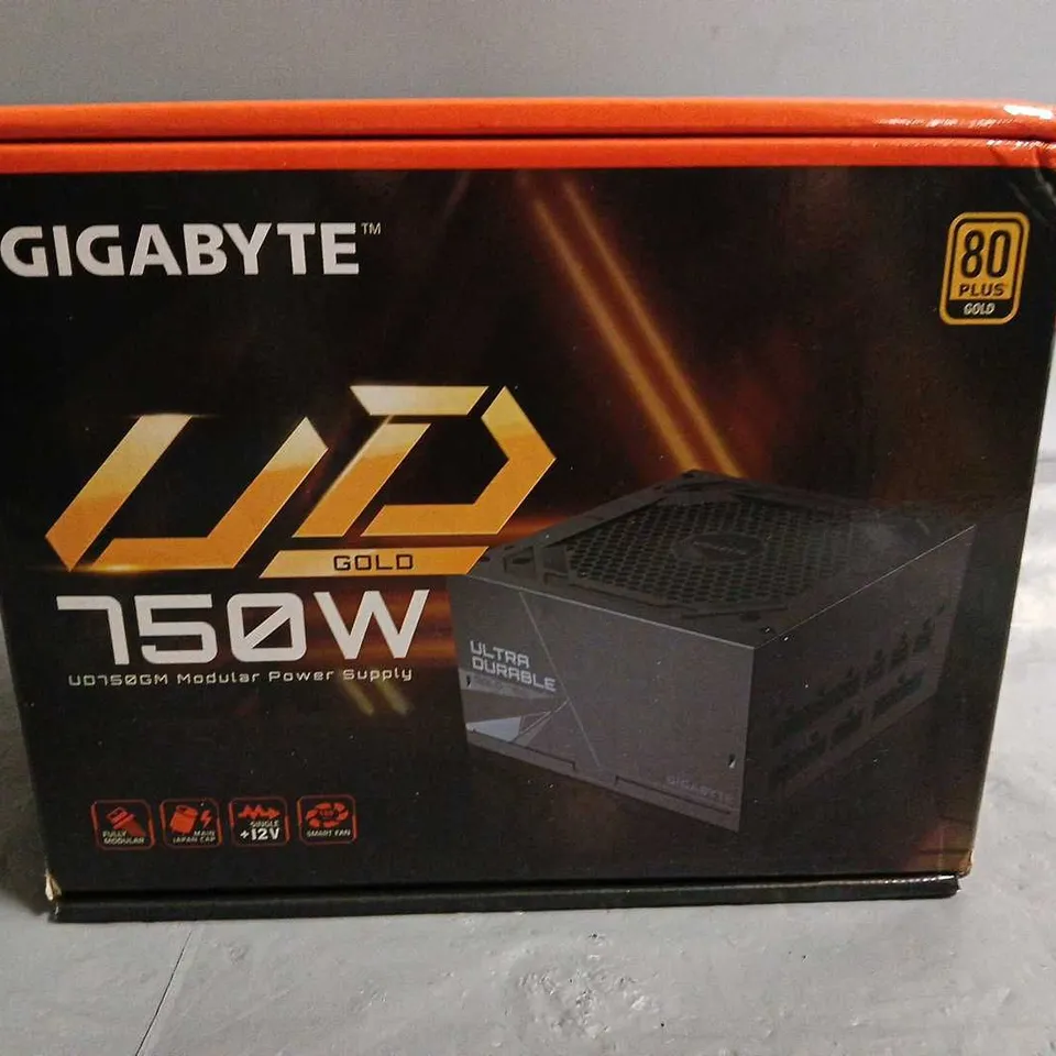 BOXED GIGABYTE UD GOLD 750W MODULAR POWER SUPPLY