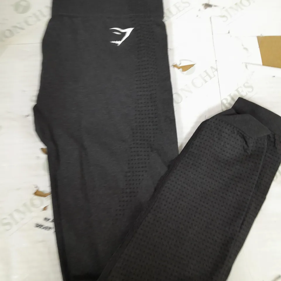 GYMSHARK BLACK LEGGINGS - SIZE UNSPECIFIED 