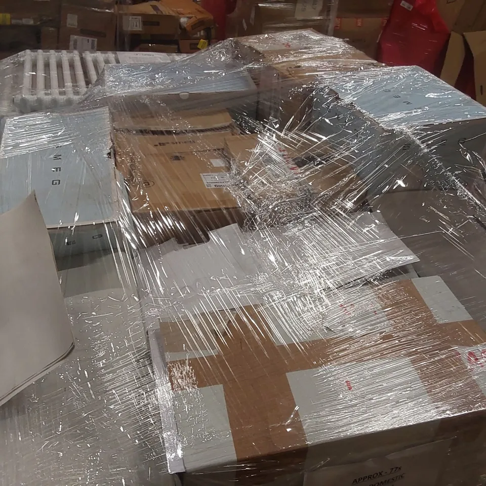 PALLET CONTAINING APPROXIMATELY 77x HOME DOMESTIC APPLIANCES