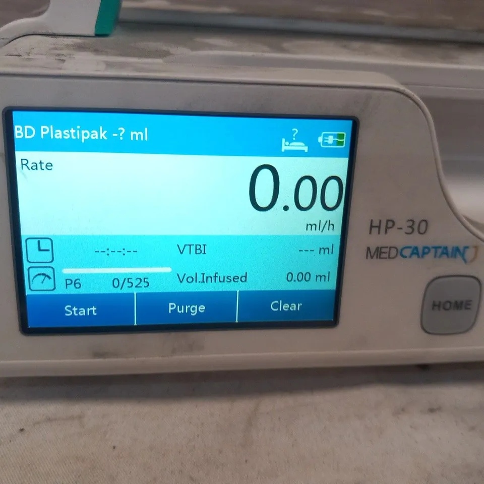 FIVE MEDICAPTAIN SYRINGE PUMPS MODEL HP-30
