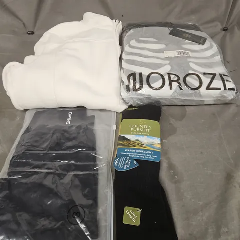 APPROXIMATELY 20 ASSORTED CLOTHING PRODUCTS IN VARIOUS STYLES & SIZES TO INCLUDE JUMPERS, T-SHIRTS, DRESSES ETC