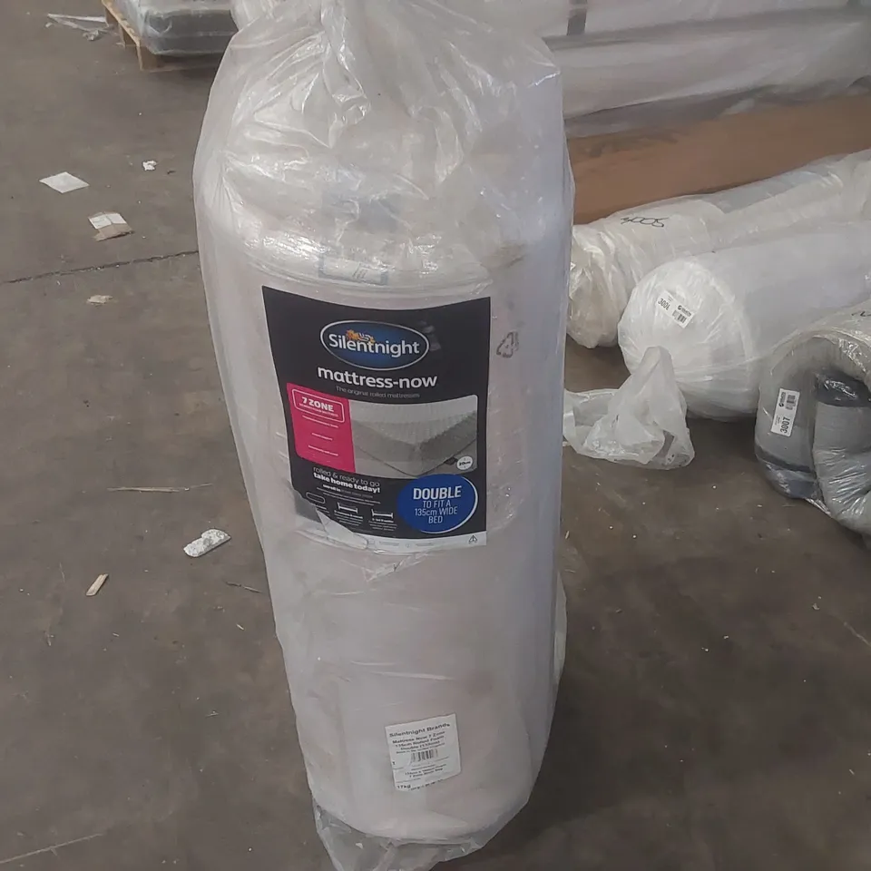 QUALITY BAGGED SILENTNIGHT MATTRESS-NOW DOUBLE MATTRESS