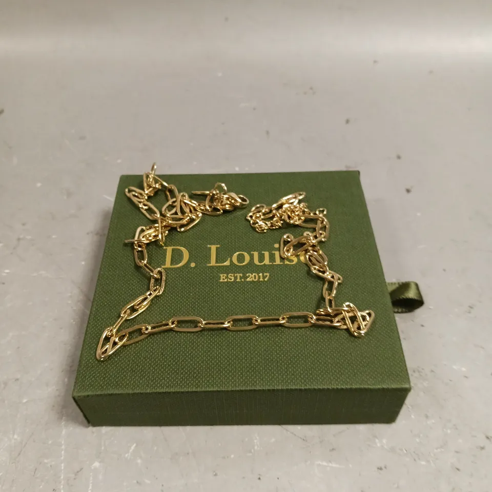 D. LOUISE EXTENDED PAPERCLIP NECKLACE 