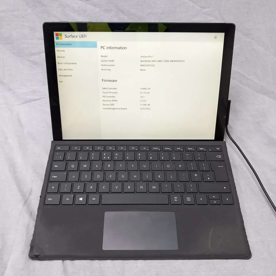 MICROSOFT SURFACE PRO 7 256GB