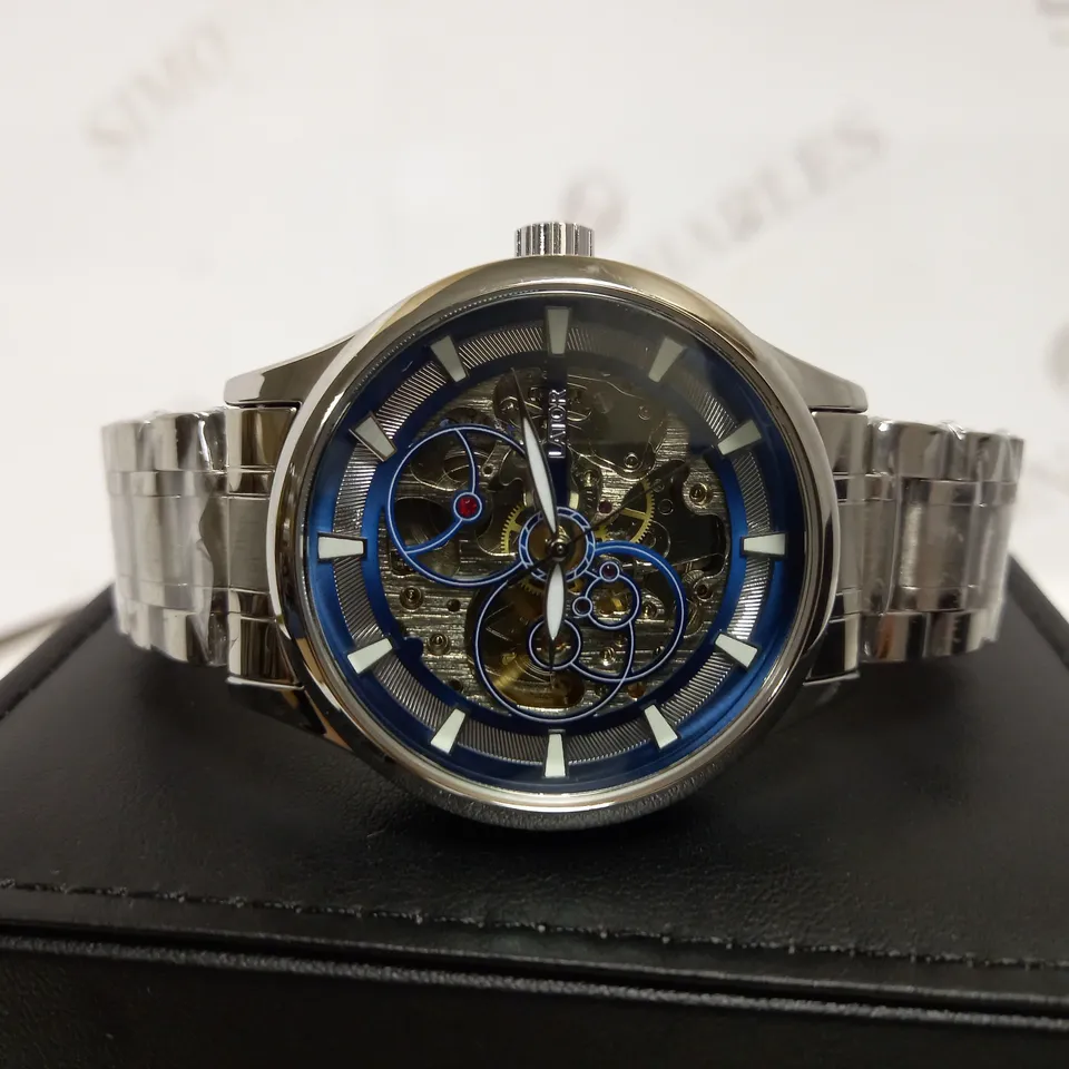 LATOR CALIBRE PART SKELETON BRACELET STRAP WATCH RRP £550