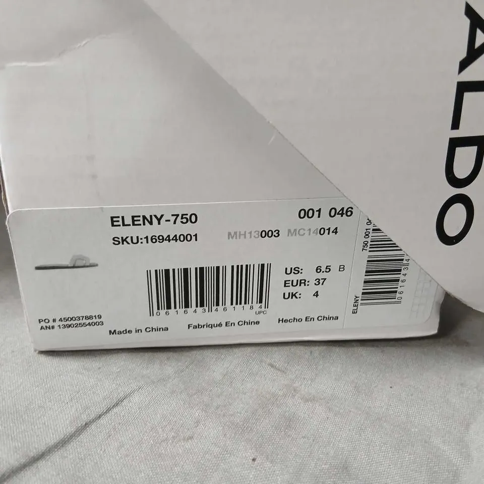 ALDO WOMEN’S SANDALS ELENY-750, TAN SUEDE, UK 4 (EU 37) – BOXED