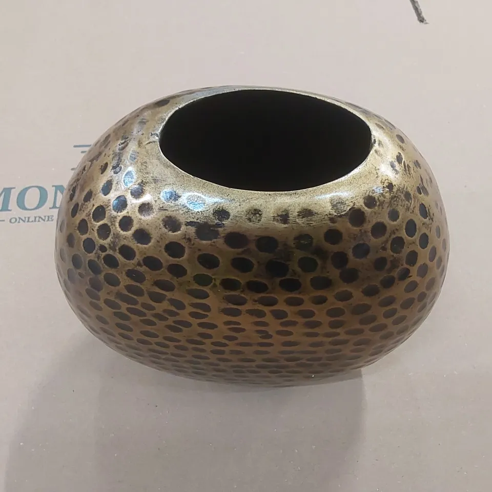 BOXED JULIANA BRASS VASE - SMALL