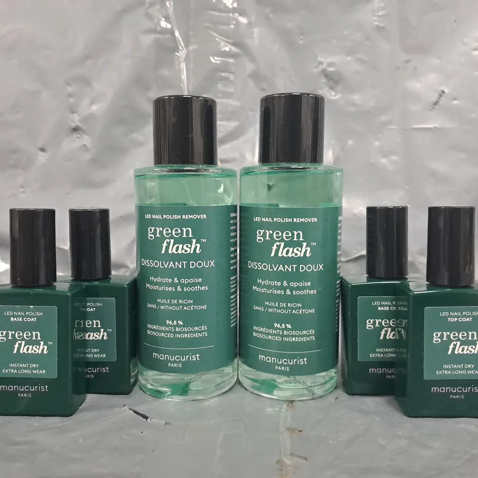 GREEN FLASH NAIL CARE SET
