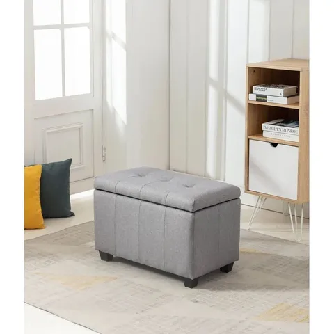 BOXED VIVI UPHOLSTERED STORAGE BENCH