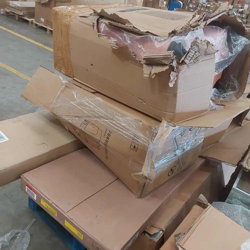 PALLET OF ASSORTED CONSUMER PRODUCTS/FURNITURE PARTS 