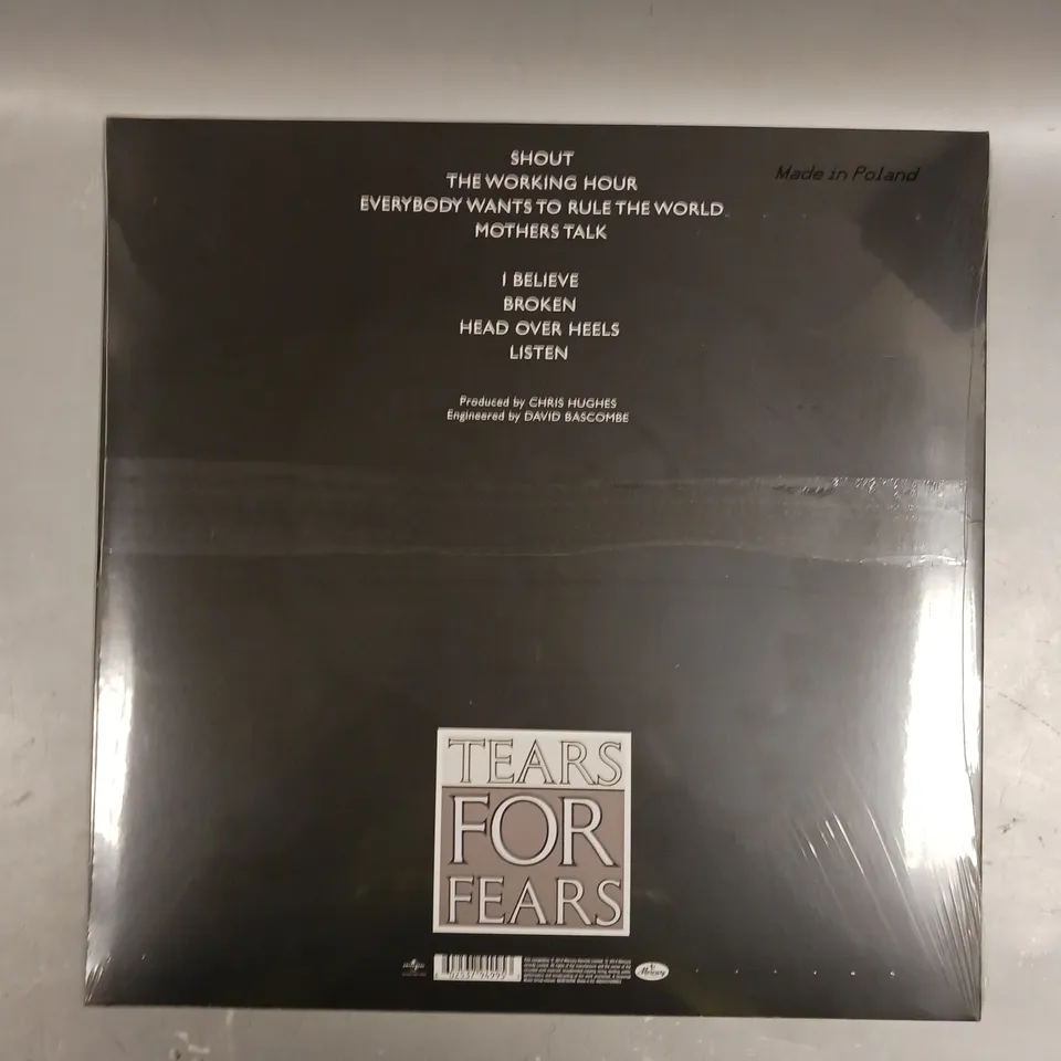 SEALED TEARS FOR FEARS SONGS FROM THE BIG CHAIR VINYL 