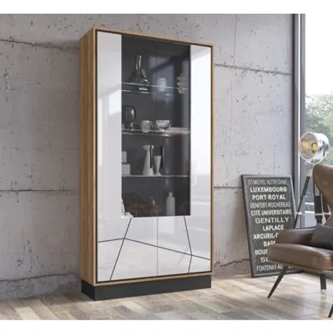 BOXED ALEXANDRA DISPLAY CABINET (4 BOXES)