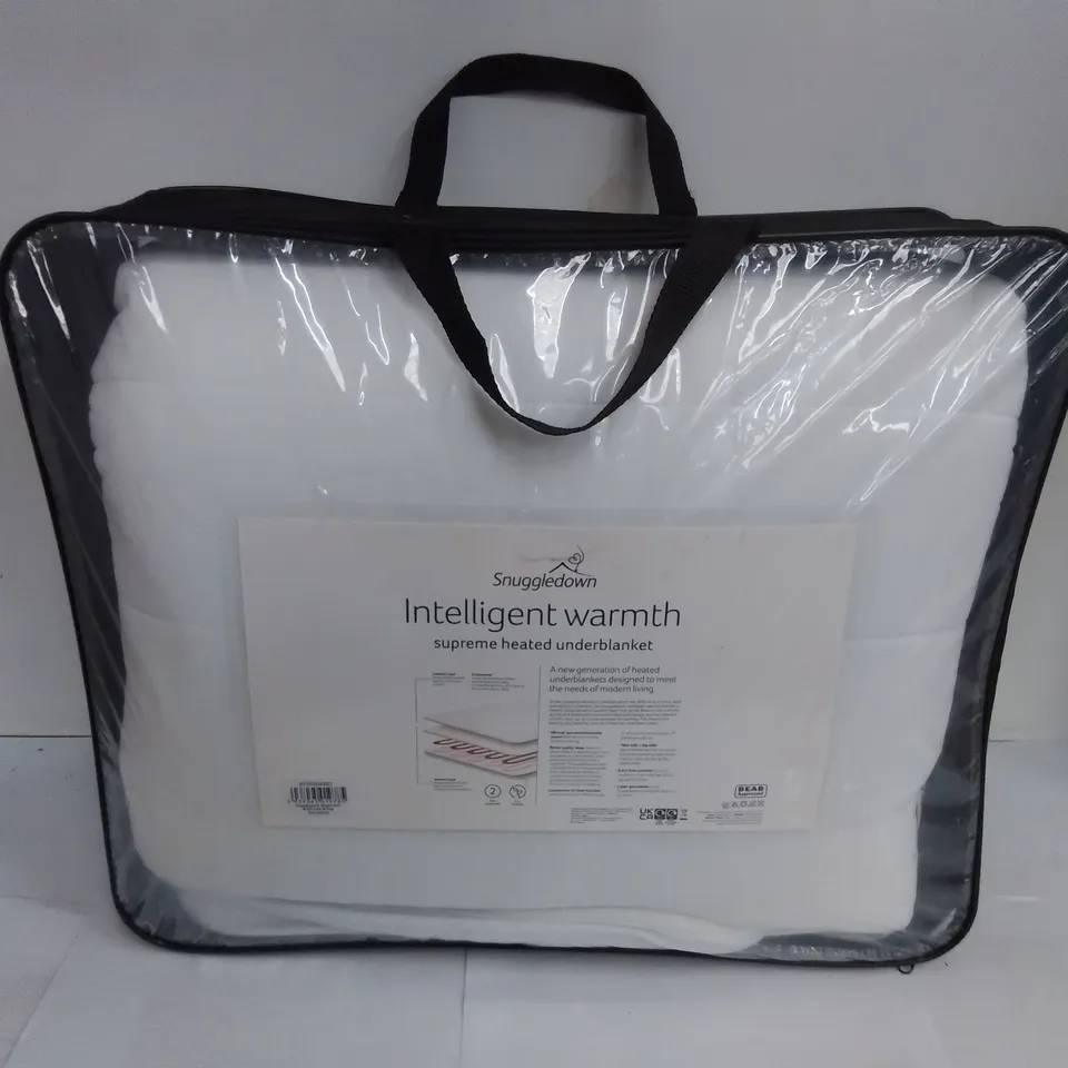 BAGGED SNUGGLEDOWN INTELLIGENT WARMTH SUPREME HEATED UNDERBLANKET // SIZE: KING (150 X 200CM)