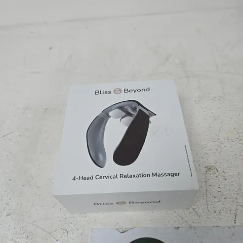 BLISS & BEYOND 4-HEAD CERVICAL RELAXATION MASSAGER