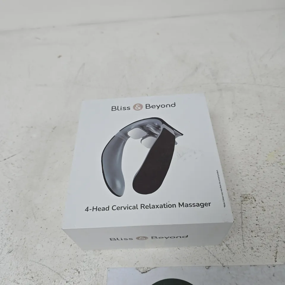 BLISS & BEYOND 4-HEAD CERVICAL RELAXATION MASSAGER