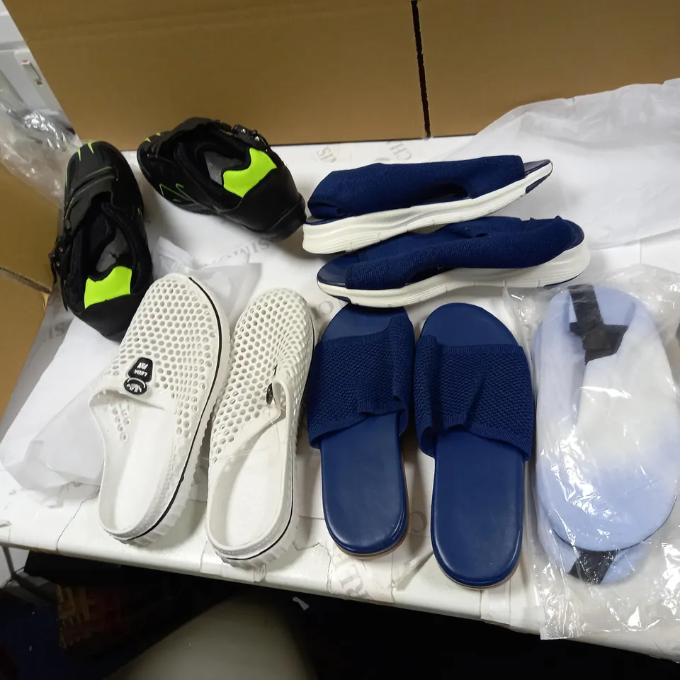 LOT OF 5 ASSORTED FOOTWEAR SHOES