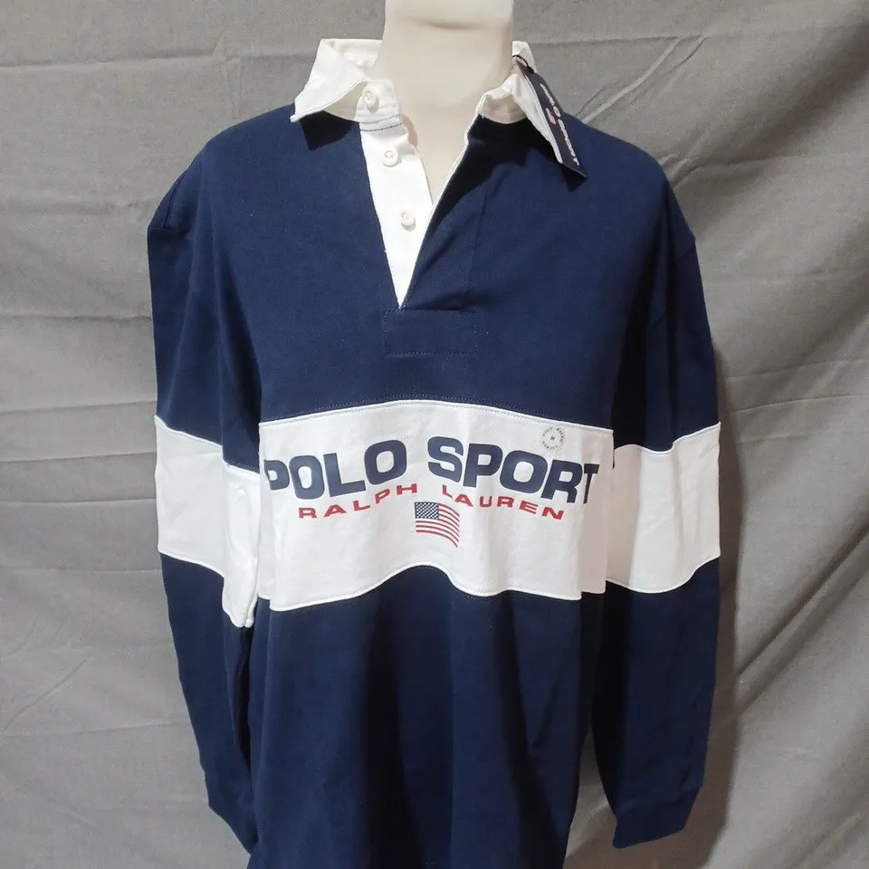POLO SPORT RALPH LAUREN RUGBY STYLE SHIRT SIZE M