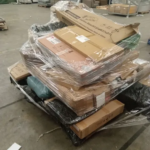 PALLET OF ASSORTED HOUSEHOLD GOODS AND PRODUCTS TO INCLUDE; SACK TRUCK, GREENHOUSE, GARDEN CART, GAZEBO TENT ETC
