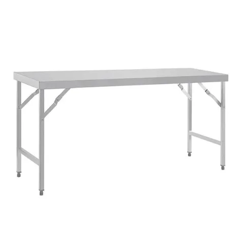 BOXED VOGUE STAINLESS STEEL FOLDING TABLE (1 BOX)