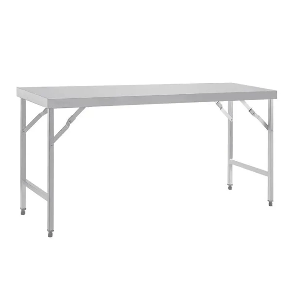 BOXED VOGUE STAINLESS STEEL FOLDING TABLE (1 BOX)