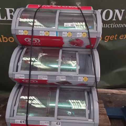WALL'S TRIPLE LEVEL DISPLAY MEDIUM ICE CREAM FREEZER