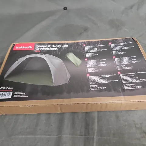 TRAKKER TEMPEST BROLLY GROUNDSHEET FOR TEMPEST BROLLY 100/100T – BOXED