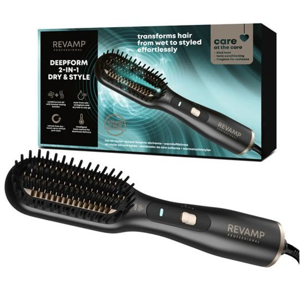 BOXED REVAMP DEEPFORM 2IN1DRY & STYLE HAIR STYLER 