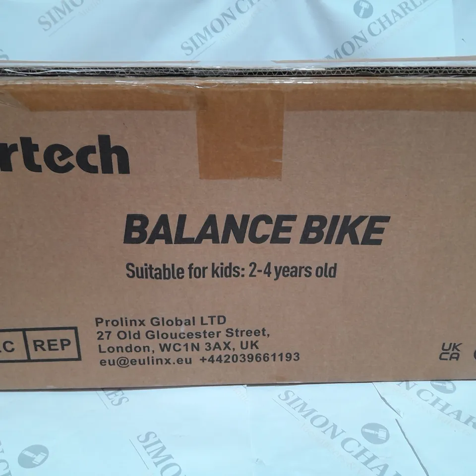 BALANCE BIKE FOR KIDS TODDLERS 12 INCH NO PEDAL TRAINING BICYCLE