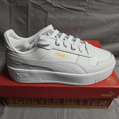 BOXED PAIR OF PUM CARINA STREET TRAINERS - UK SIZE 6