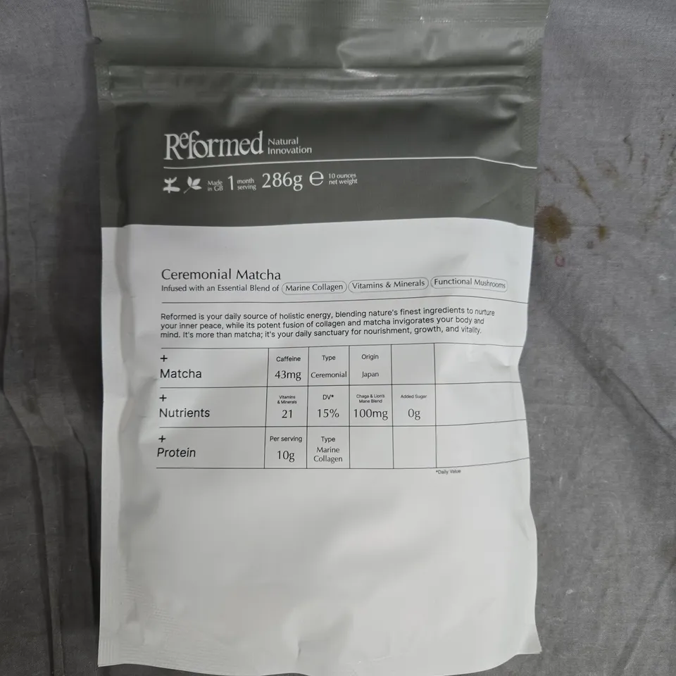 REFORMED CEREMONIAL MATCHA POWDER – 286G POUCH