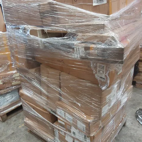 PALLET CONTAINING VARIOUS ASSORTED BOXED ITEMS TO INCLUDE,  SEVERAL CHILDREN'S BIKES, HANDHELD PRESSURE WASHERS, AIR COOLER AND LOTS MORE UNMARKED BOXED ITEMS 