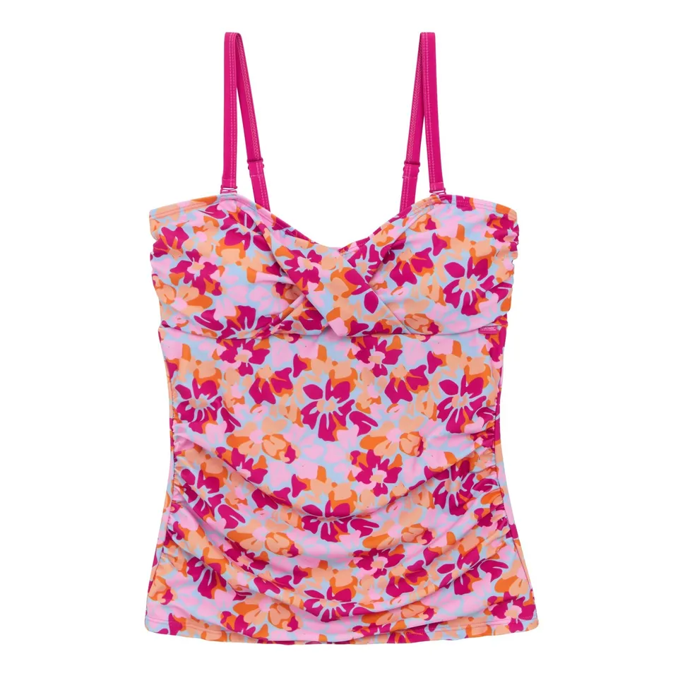 BRAND NEW REGATTA WOMEN'S ACEANA III TANKINI TOP IN SUMMER FLORAL SIZE UK 16