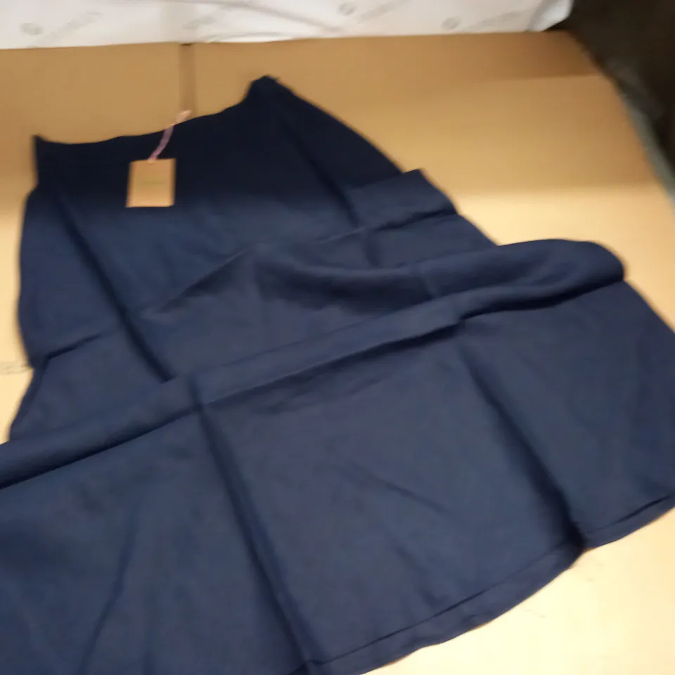 BODEN NAVY SKIRT - UK 10 