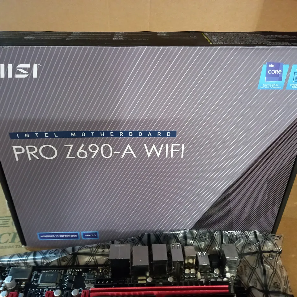 BOXED MSI INTEL MOTHERBOARD PRO Z690-A WIFI 