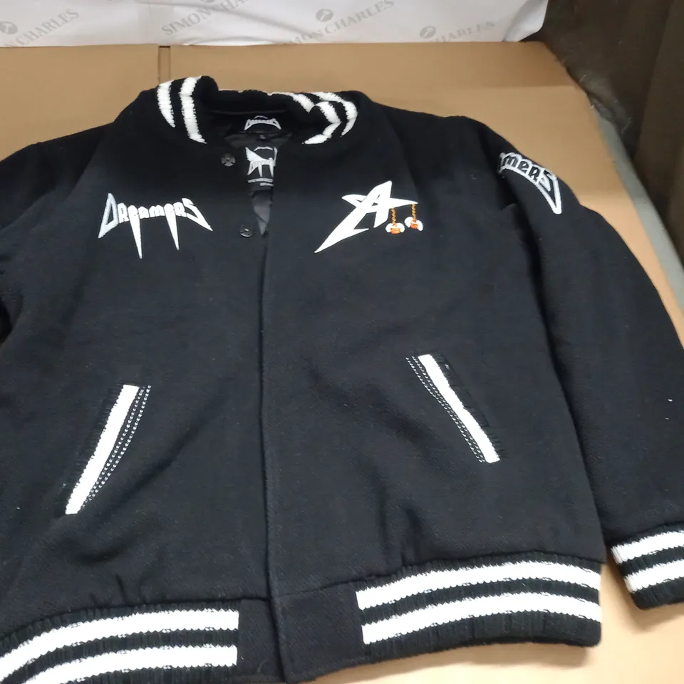 ANGEL DREAMERS POP FRONT BLACK JACKET - XL
