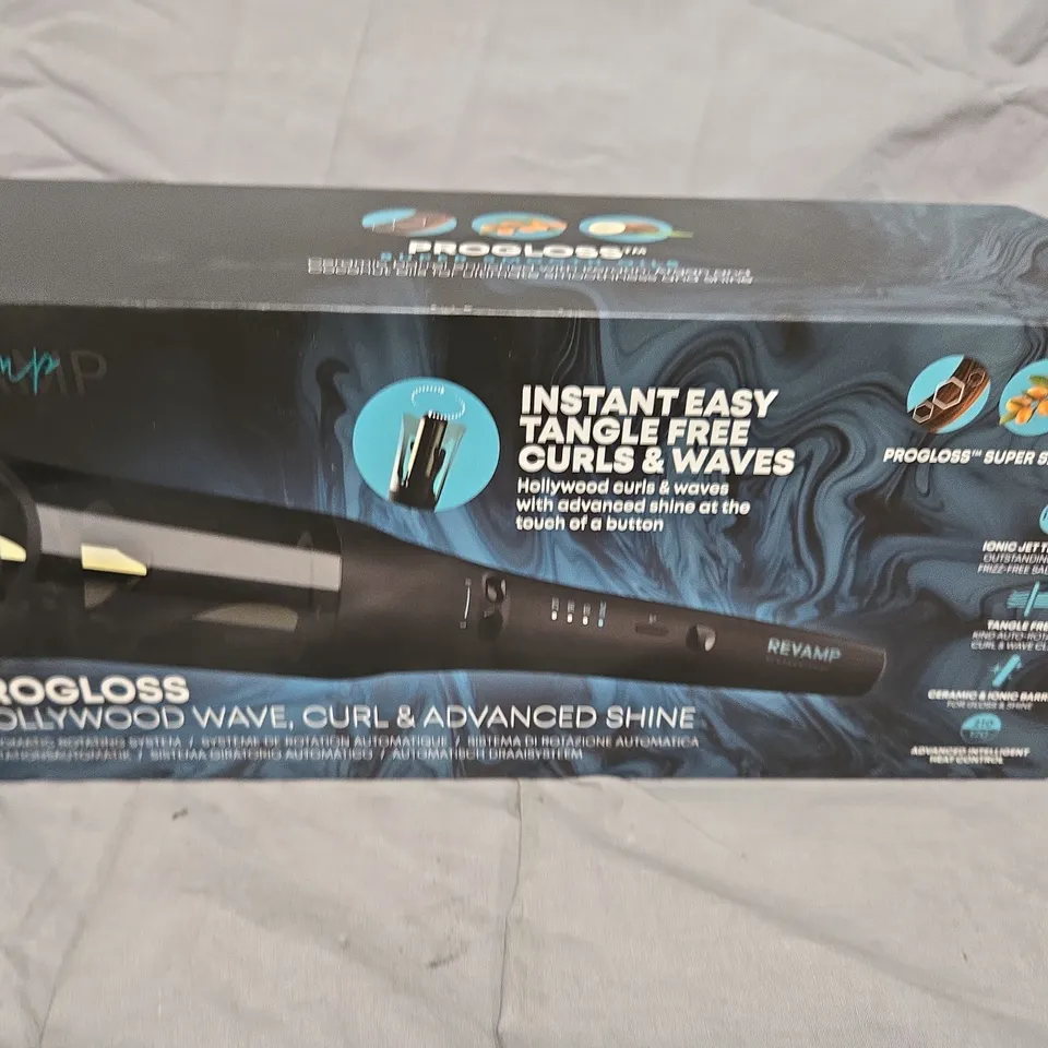 REVAMP PROGLOSS HOLLYWOOD WAVE, CURL AND ADVANCED SHINE 
