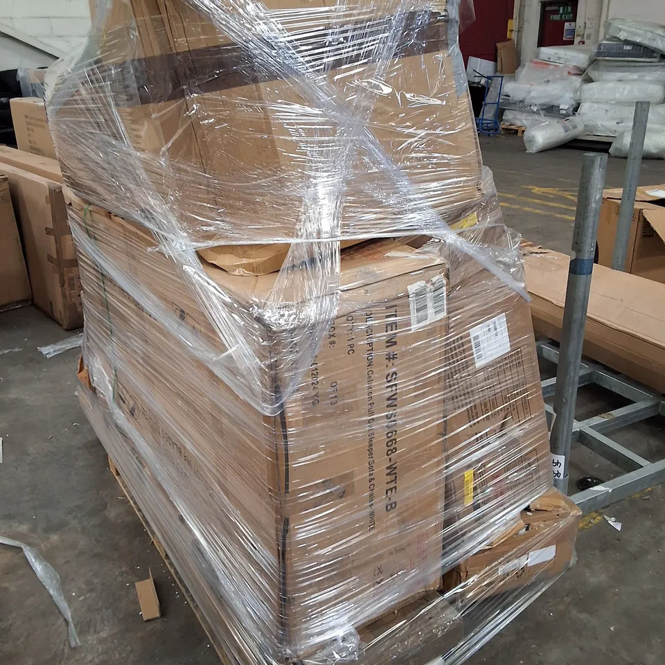 PALLET CONTAINING ASSORTED FURNITURE PARTS