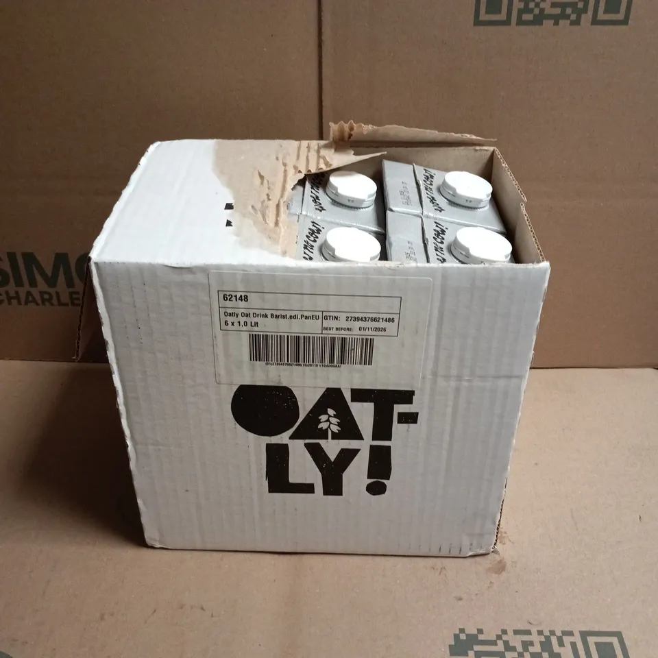 OATLY! BARISTA EDITION OAT DRINK – 6 X 1L CARTON BOX