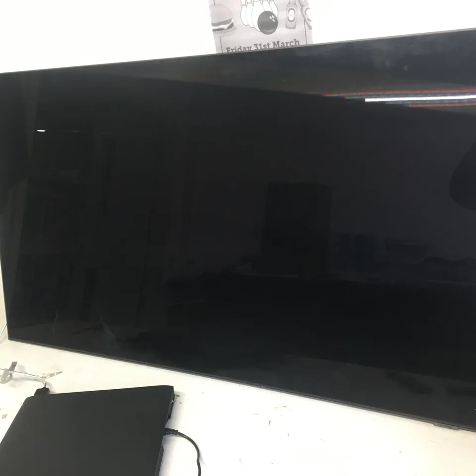 BOXED SAMSUNG QE55QN95A 55" TV WITH ONE CONNECT BOX AND TWO REMOTE CONTROLS