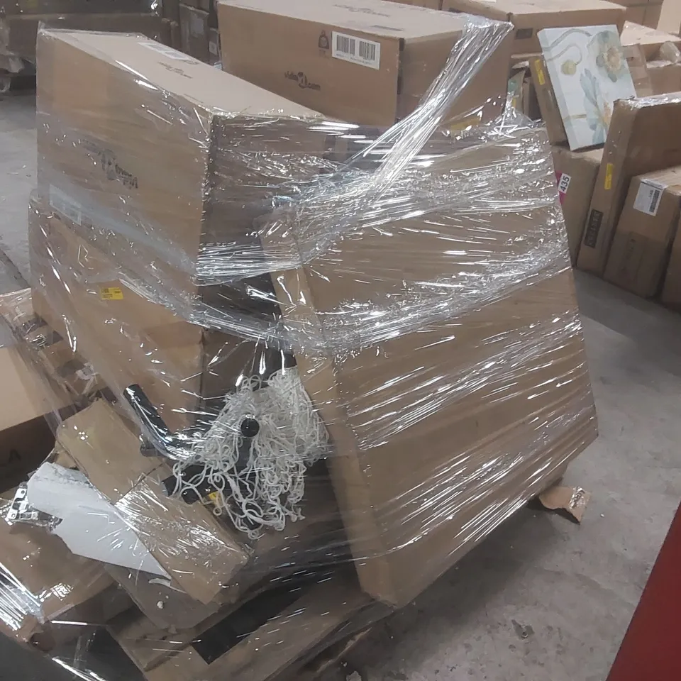 PALLET CONTAINING A LARGE QUANTITY OF ASSORTED FURNITURE PARTS ECT