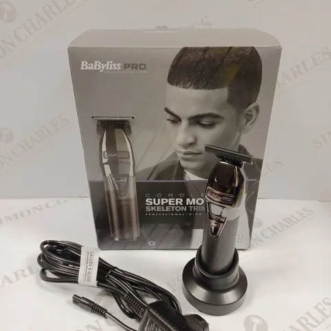 BOXED BABYLISS PRO SUPER MOTOR SKELETON TRIMMER 