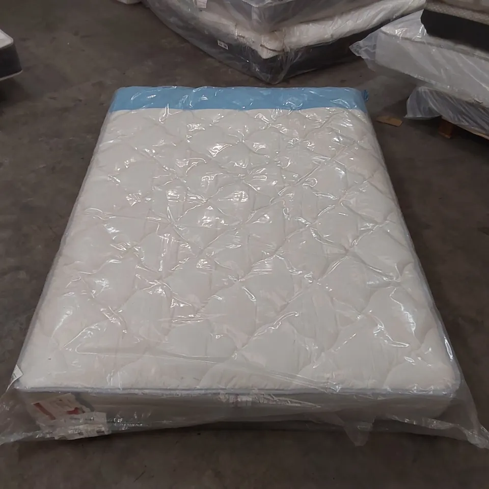 QUALITY BAGGED DOUBLE 135cm AIRSPRUNG LUXURY QUILTED MEDIUM MATTRESS RRP £229